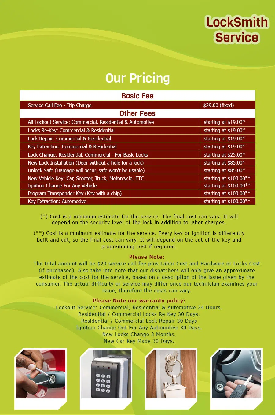 Tustin Locksmith Service Tustin, CA 714-548-3101